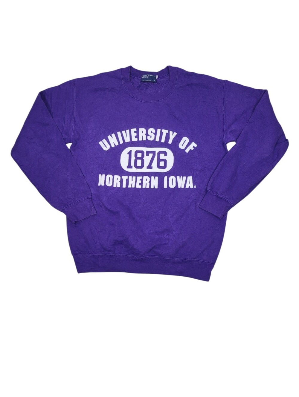 Y2K University Of Northern Iowa Purple Graphic Sweatshirt Top Size: Small